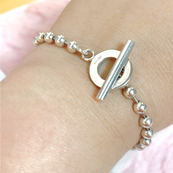 GUCCI Silver 925 Ball Chain Bracelet - Picture 14 of 14
